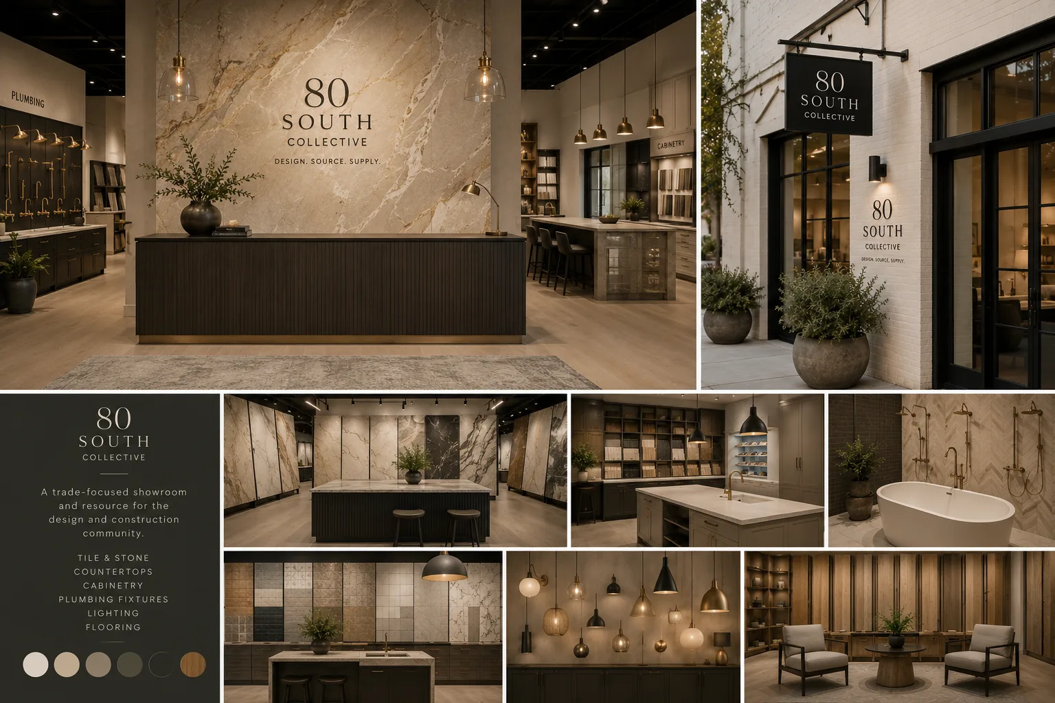 80 South Collective showroom rendering